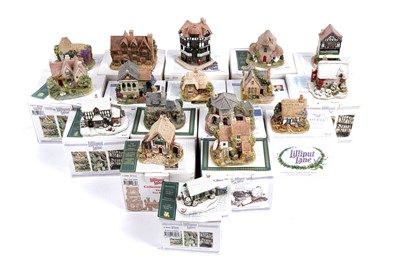 Lot 361 - A collection of Lilliput Lane model cottages