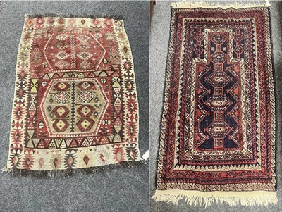 Lot 132A - A Caucasian prayer rug
