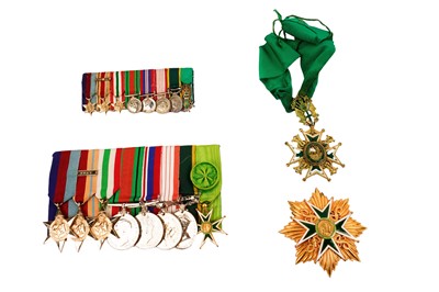 Lot 206 - Order of St. Lazarus of Jerusalem and WWII medals and miniatures