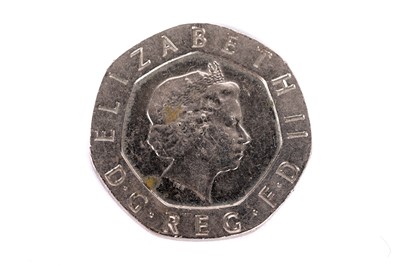 Lot 192 - A Queen Elizabeth II undated 20p coin