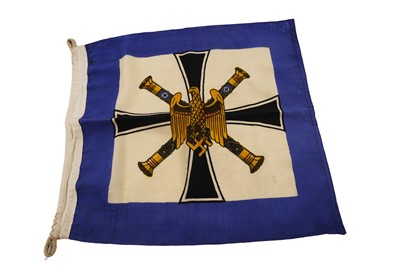 Lot 344 - A rare personal flag or pennant of Kriegsmarine Grand Admiral