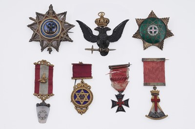 Lot 110 - A collection of Masonic jewels