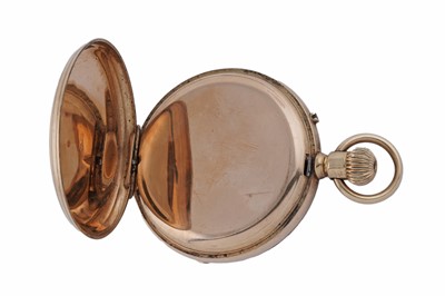 Lot 593 - An 18ct yellow gold cased open faced pocket watch