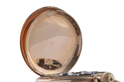Lot 593 - An 18ct yellow gold cased open faced pocket watch
