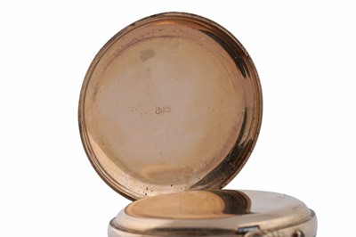 Lot 593 - An 18ct yellow gold cased open faced pocket watch