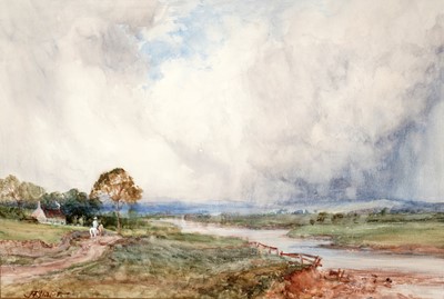 Lot 73 - John Falconar Slater - A pair of British landscape views | watercolour