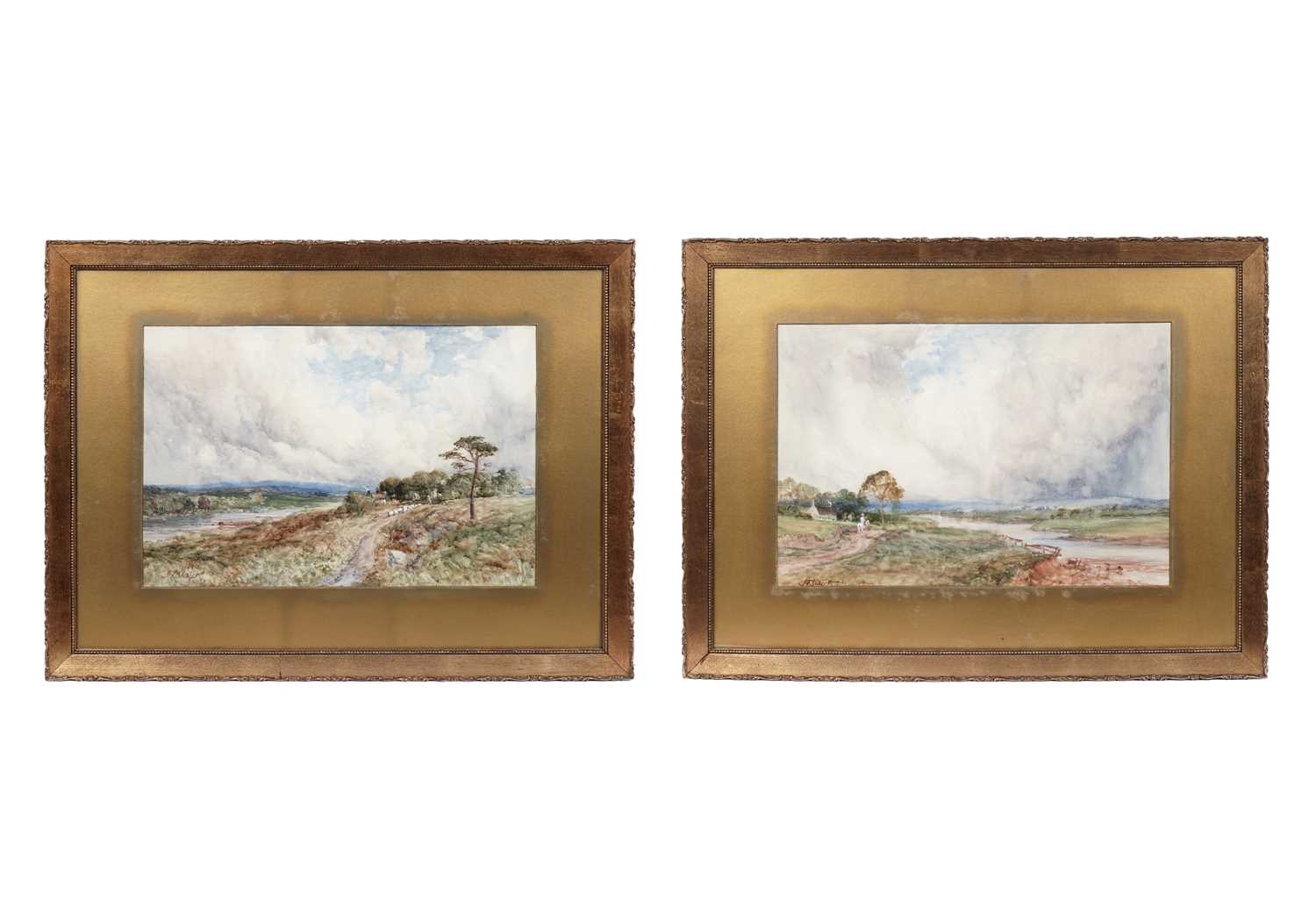 Lot 73 - John Falconar Slater - A pair of British landscape views | watercolour