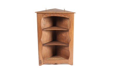 Lot 1294 - A Gnomeman oak corner unit