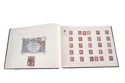 Lot 181 - A stamp album containing mainly Queen Victoria stamps