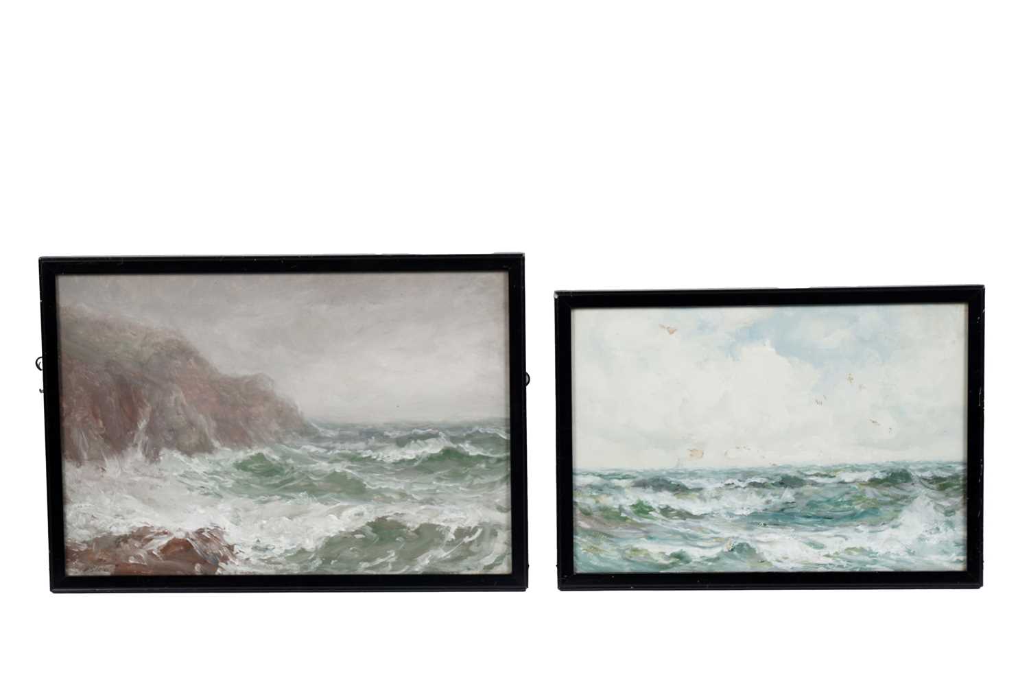 Lot 10 - John Falconer Slater – Two sea views | oil