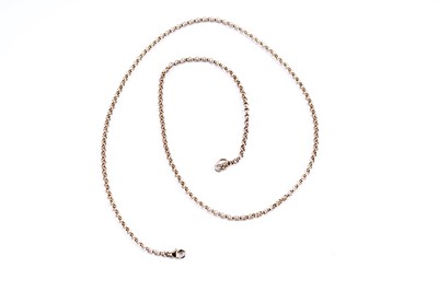 Lot 34 - A gold chain necklace