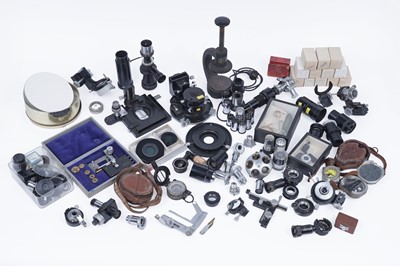 Lot 141A - A substantial collection of Leitz lenses and other optical equipment