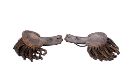 Lot 360 - A pair of Victorian Royal Navy epaulettes