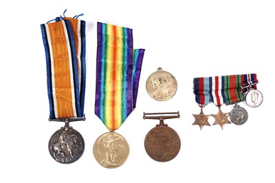Lot 221 - A collection of First and Second World War medals
