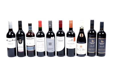 Lot 386 - Ten bottles of red wine