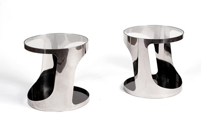 Lot 662 - A pair of contemporary Gallotti & Radice ‘Tab’ side tables
