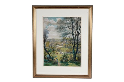 Lot 663 - William Irving - Northumbrian landscape | watercolour