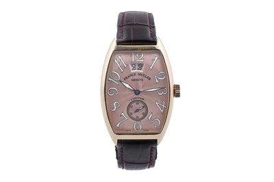 Lot 507 - Franck Muller, Geneve: an 18ct yellow gold-cased limited edition automatic wristwatch