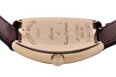 Lot 507 - Franck Muller, Geneve: an 18ct yellow gold-cased limited edition automatic wristwatch