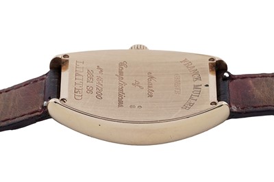 Lot 507 - Franck Muller, Geneve: an 18ct yellow gold-cased limited edition automatic wristwatch