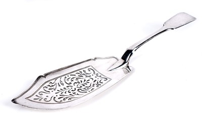 Lot 355 - An early Victorian silver fish slice