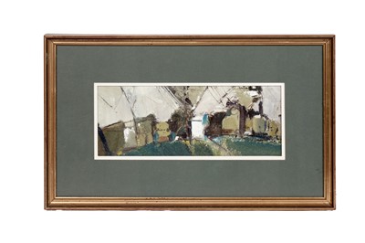 Lot 191 - Lesley Albert Goodwin – Boats on the beach | oil