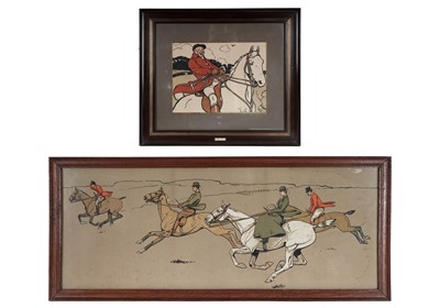Lot 649 - After Cecil Aldin - Two sporting scenes | prints