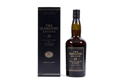Lot 402 - A bottle of The Glenlivet Archive 21 Year Old Single Malt Scotch Whisky