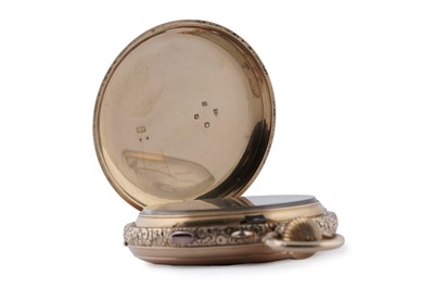 Lot 597 - Thomas Russell & Son: an 18ct yellow gold cased hunter pocket watch