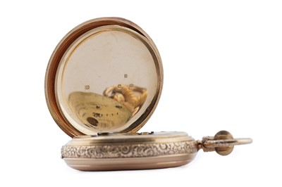 Lot 597 - Thomas Russell & Son: an 18ct yellow gold cased hunter pocket watch