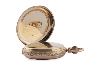 Lot 597 - Thomas Russell & Son: an 18ct yellow gold cased hunter pocket watch