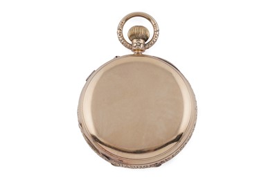 Lot 597 - Thomas Russell & Son: an 18ct yellow gold cased hunter pocket watch