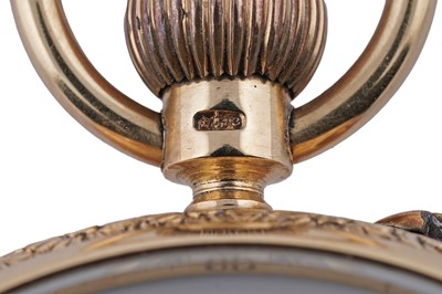 Lot 598 - Benson Brothers: an 18ct yellow gold cased open faced pocket watch