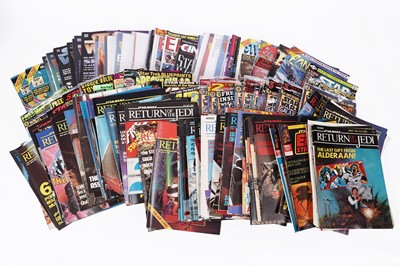 Lot 344 - A collection of Star Wars magazines and comics