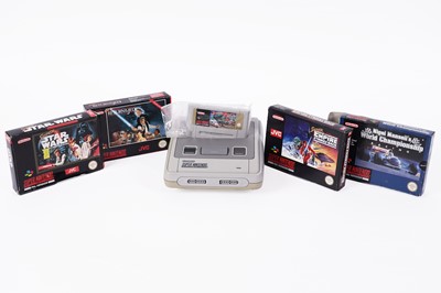 Lot 322 - A Nintendo Super Nintendo Entertainment System and games
