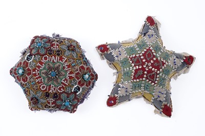Lot 345 - Two First World War sweetheart pin cushion