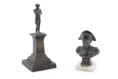 Lot 1236 - Two Napoleon sculptures