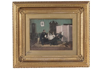 Lot 243 - After Leo Herrmann - The Laughing Bishops | oleograph