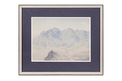 Lot 107 - Delmar Banner - Scafell from Grey Friars | watercolour