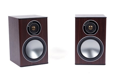 Lot 596 - A pair of Monitor Audio Bronze 1 speakers