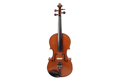 Lot 43 - A 20th Century Continental violin, bow and case