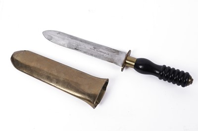 Lot 119 - A Siebe Gorman & Co diving knife