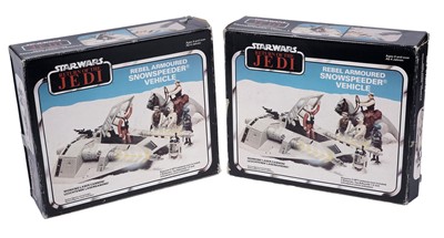 Lot 21 - Two Palitoy Star Wars ‘Return Of The Jedi’ Rebel Armoured Snowspeeder Vehicles