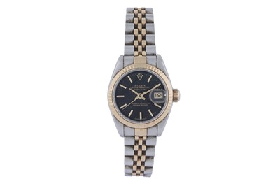 Lot 425 - Rolex Oyster Perpetual Datejust: a steel and gold cased lady's automatic wristwatch