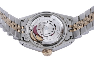 Lot 425 - Rolex Oyster Perpetual Datejust: a steel and gold cased lady's automatic wristwatch