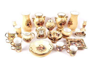 Lot 815 - A collection of Aynsley ‘Orchard Gold’ decorative ceramic wares