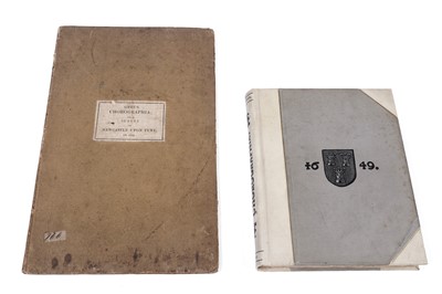 Lot 291 - Two book relating to the chorography of Newcastle upon Tyne