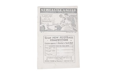 Lot 453 - Newcastle United vs. Millwall home football programme