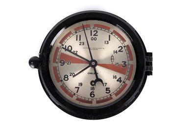 Lot 140 - A 20th Century ‘Chelsea’ bulkhead timepiece