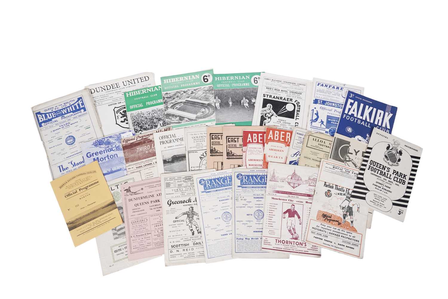 Lot 455 - Scottish football programmes
